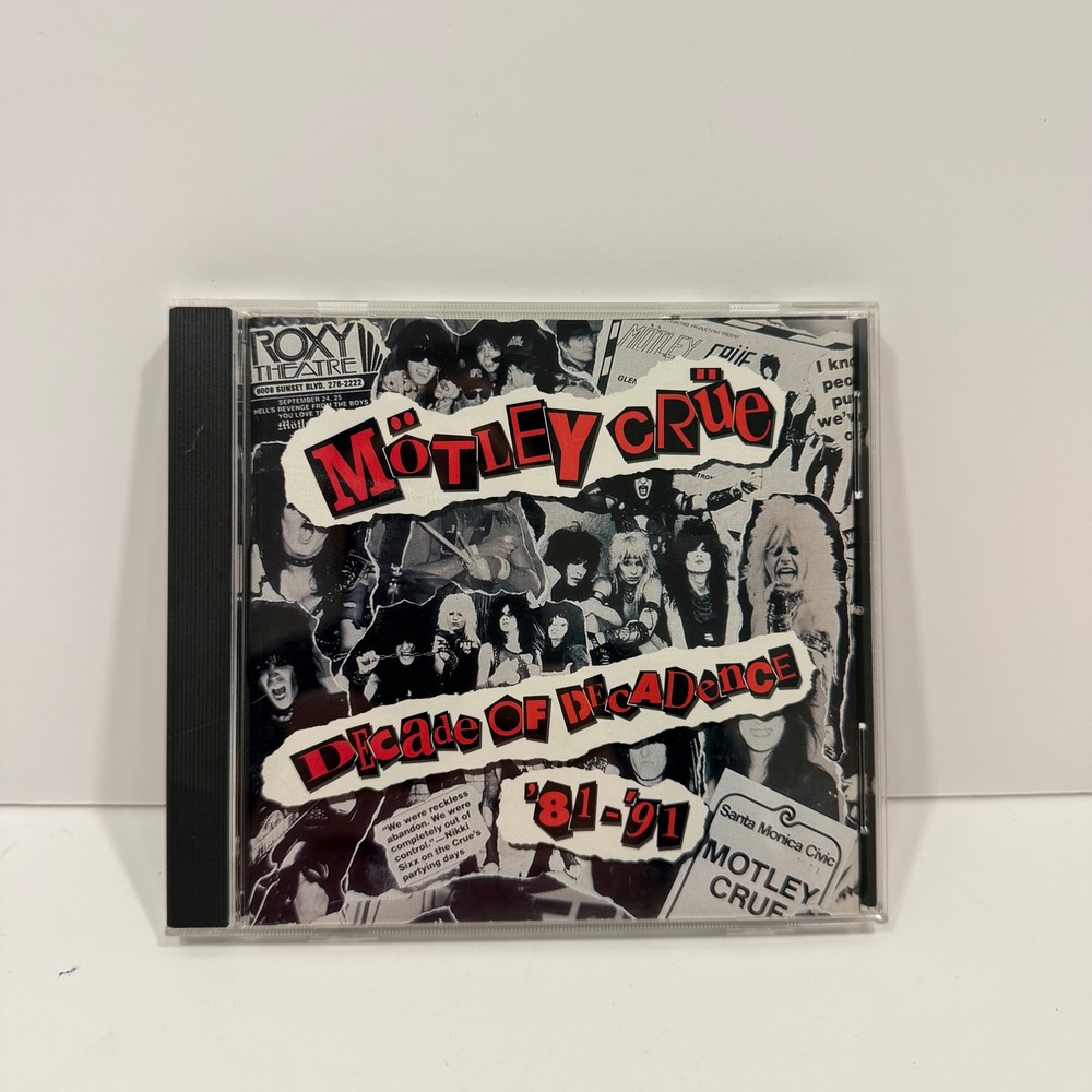 Motley Crue CD Decade of Decadence 81-91 OS Black Hits 7559-61204-2